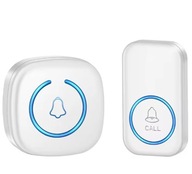 BEZPRZEWODOWY DZWONEK DO DRZWI INTELIGENTNY 300M 60 MELODII BIAŁY