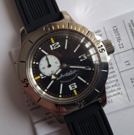 ZEGAREK VOSTOK. AUTOMAT. AMFIBIA 12073B. 20ATM.