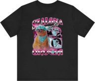 ŚMIESZNA KOSZULKA SZALONA ALE UROCZA KOT BAWEŁNA PREZENT T-SHIRT MĘSKA