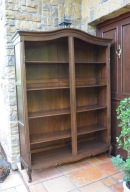 Witryna biblioteka stylowa dębowa klasyczna ludwik