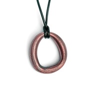 Dętka czyli flak. Wisior z miedzi.