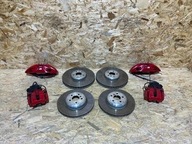 KOMPLET ZACISKOW Z TARCZAMI BMW X5 G05 X6 G06 X7 G07 CZERWONE M-PAKIET