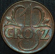1 grosz 1923 - menniczy egzemplarz