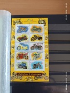 Francja Blok arkusz motocykle kl Pope D3