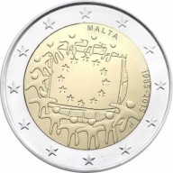 2 euro MALTA 2015 30-lecie istnienia flagi europejskiej mennicza