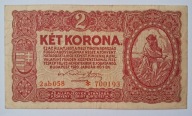 Banknot Węgry 2 Korony 1920 rok