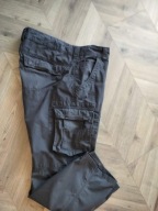 Quechua męskie spodnie XL materiałowe bawełna szare bojówki pas100