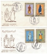 FDC Znaczki Algieria 1972 stroje ludowe