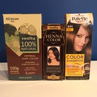 3 farby do włosów - przeterminowane