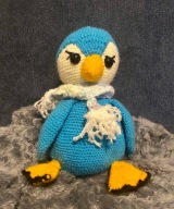 Pingwinek , mięciutka przytulanka - handmade by Belutek - amigurumi