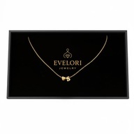 Naszyjnik z inicjałem do wyboru i sercem unisex, złoty