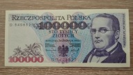 100000 zł 1993 seria D stan 1 (UNC)