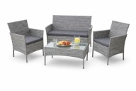 Meble Ogrodowe Zestaw Mebli Ogrodowych Technorattan na Taras Stolik Sofa