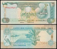 BNA - EMIRATY ARABSKIE 10 Dirhams 2004 # UAE # P20c # VF+