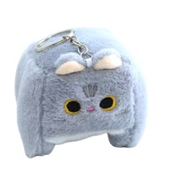 BRELOK PLUSZOWY KOT ZAWIESZKA DO TOREBKI PLECAKA MASKOTKA ZABAWKA 10cm