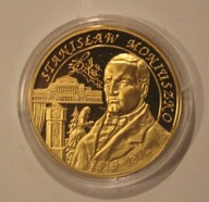 WIELCY POLACY - STANISŁAW MONIUSZKO - NUMIZMAT ZŁOCONY, MENNICZY