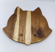 Lis - deseczka z drewna - do podawania przystawek - nigdy nie używana