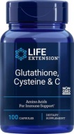 Life Extension Glutation Cysteina & Witamina C 100 kapsułek