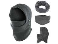 Polarowa kominiarka 5w1 – maska, czapka, komin i szal w jednym