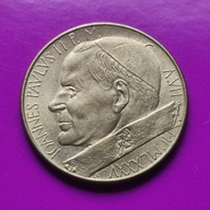 200 lirów 1985 WATYKAN JAN PAWEŁ II PAPIEŻ VATICANO ŁADNY STAN /V3