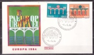 Włochy CEPT Europa koperta FDC 1984