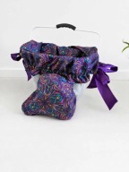 Wyściółka wkład do koszyka rowerowego +Pokrowiec na siodło rowerowe.