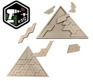 Układanka Logiczna Montessori Puzzle - Piramida
