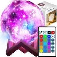 Lampa Księżycowa LED Retoo SmartHome 16 Kolorów USB Sterowanie Pilotem