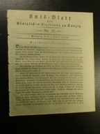 AMTS-BLATT,DANZIG, 4 Juli 1832,No 27, bez Dodatku.