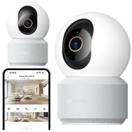 KAMERA do monitoringu 4K UHD OBROTOWA 360 AI Wi-Fi 6 ZOOM 8x IR ANONA PANO