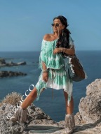 ZOCCO tunika sukienka Boho z frędzlami