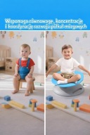 Sensoryczne Krzesło Obrotowe dla Dzieci z ADHD/Autyzmem, Udźwig 100 kg