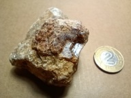 Granat Grossular var. HESSONIT - Vápenná, Czechy