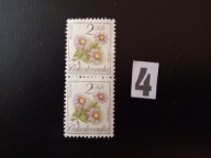 Kwiaty , Czechosłowacja , MNH parka