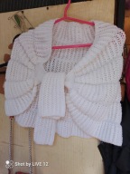 Narzutka na ramiona sweterkowa komunia itp.