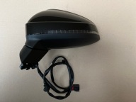 AUDI A5 8W F5 16-24 LUSTERKO LEWE KOMPLETNE LY9B PIANO BLACK 10 PIN