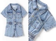 ZARA kombinezon jeansowy typu worker