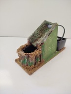 Wodospad strumień ruchoma figurka z pompą na wodę do szopki makiety