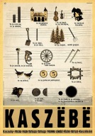 Plakat Polska Kaszuby Kaszebe Ryszard Kaja 98x68