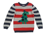 SWETER ŚWIĄTECZNY DZIEWCZĘCY R.110_M&S