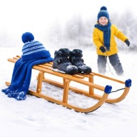 Drewniane Sanki Dla Dzieci Solidne Wielosezonowe 100cm Colint DCL