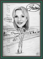 Karykatura na prezent ze zdjęcia na urodziny