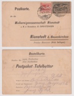 Plebiscyt G.Śląsk pocztówka firmowa z Bismarkhutte (Chorzów Batory) 1921