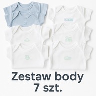 Body krótki rękaw George rozm 80 -kompl 7 szt -BOY