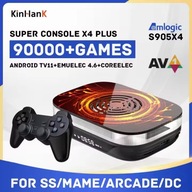 Konsola do gier wideo Retro KINHANK X4 Amlogic S905X4 Super 256GB 2xpad