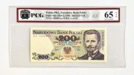 200 złotych 1979 rok PCG 65 EPQ seria BA