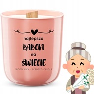 ŚWIECA DLA BABCI DZIEŃ BABCI I DZIADKA PREZENT ŚWIECZKA ZAPACHOWA