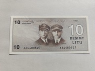 Litwa - 10 litu - 1991 - bardzo rzadki - UNC/UNC-