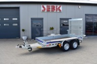Mocna przyczepa do transportu minikoparki Wiola B2730 Trap DMC 2700 kg.
