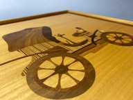 ANTYK ZABYTKOWY SAMOCHÓD DUŻY OBRAZ INTARSJA #100